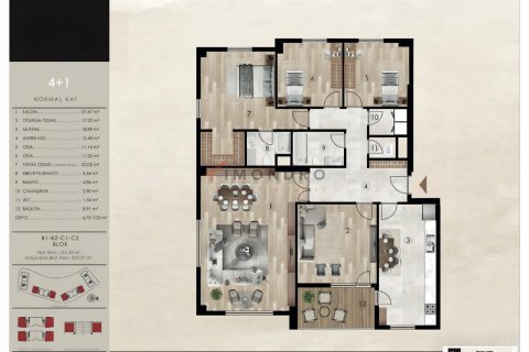 Apartment for sale in Basaksehir, Istanbul, Turkey, 4 bedrooms, 225m2, No. 211352 – photo 6