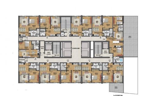 آپارتمان در  Istanbul ، ترکیه 79 متر مربع.  شماره 186362 - 23