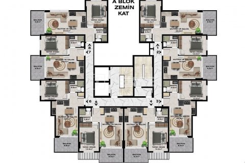 2+1 Wohnung in Alanya, Antalya, Türkei Nr. 186850 - 28