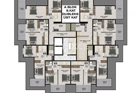 2+1 Wohnung in Alanya, Antalya, Türkei Nr. 186850 - 30
