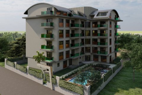 1+1 Lägenhet  i Alanya, Antalya, Turkiet Nr. 179581