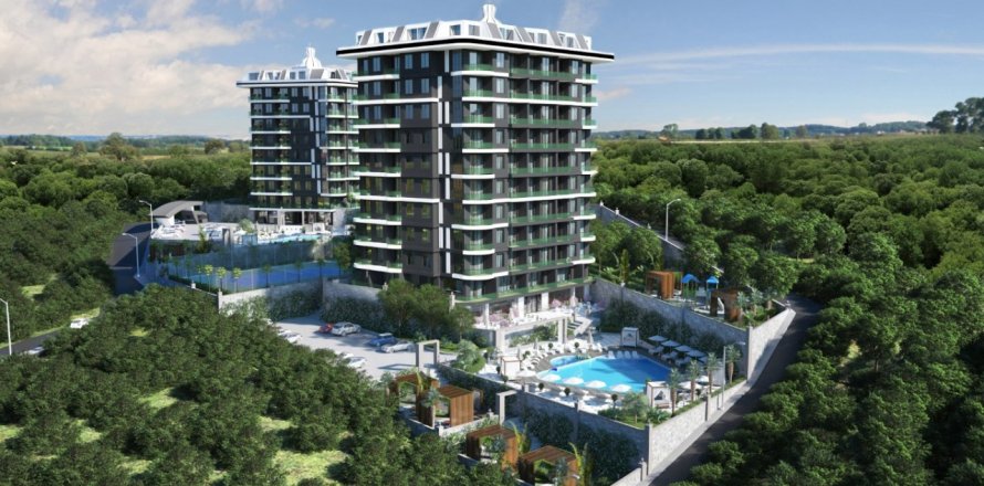 1+1 Leilighet i Alanya, Antalya, Tyrkia Nr. 179582