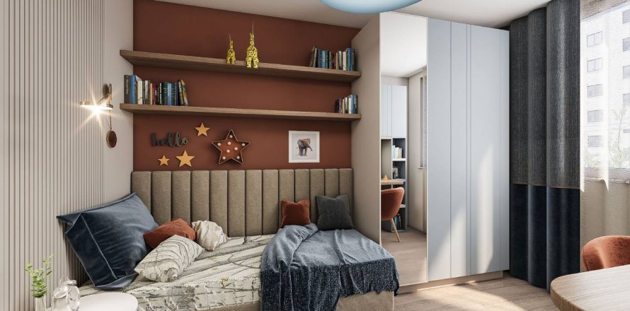 1+1 Lejlighed i RESİDENCE 3, Antalya, Tyrkiet Nr. 162685