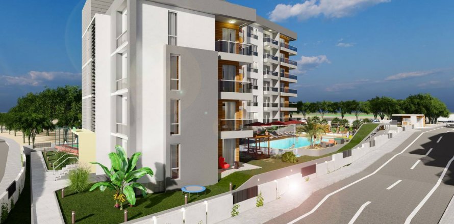 Квартира в RESİDENCE 3 2+1, Анталья, Турция №162687