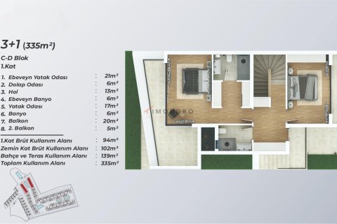 Villa for sale in Tatlisu, Famagusta, Northern Cyprus, 3 bedrooms, 262m2, No. 176585 – photo 20