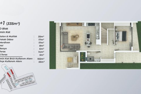 Villa for sale in Tatlisu, Famagusta, Northern Cyprus, 3 bedrooms, 262m2, No. 176585 – photo 21
