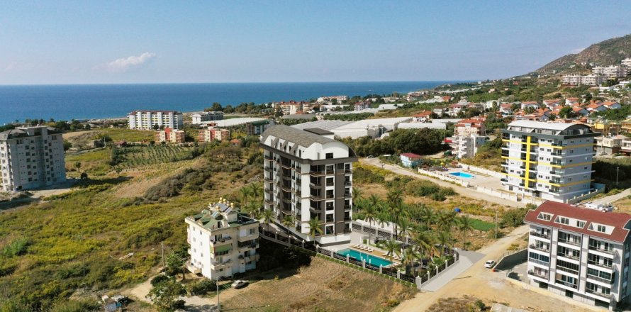 آپارتمان در  Alanya ، ترکیه 1 خوابه ، 58 متر مربع.  شماره 179475