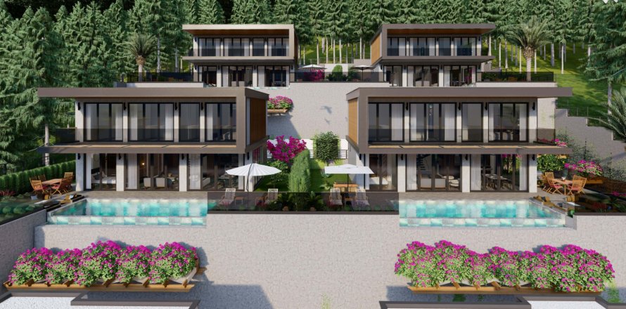 4+1 Lägenhet  i Alanya, Antalya, Turkiet Nr. 185791