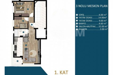 Apartment for sale  in Kepez, Antalya, Turkey, 60m2, No. 185280 – photo 11