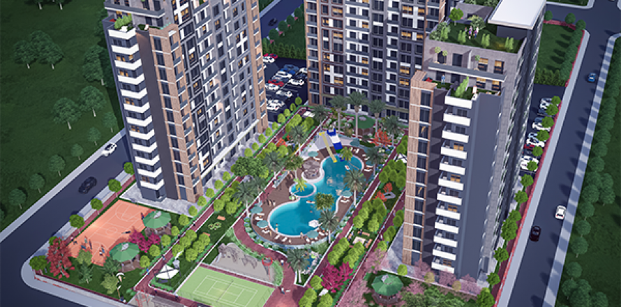 1+1 Lejlighed i Mersin, Tyrkiet Nr. 181636