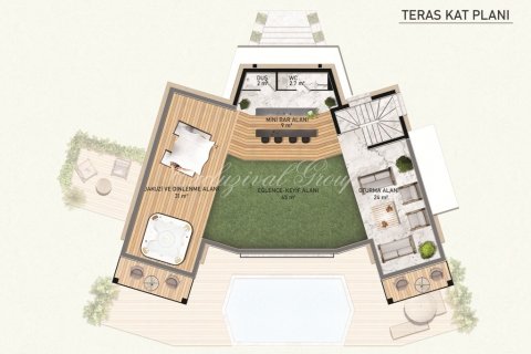 6+1 Villa  in Bodrum, Mugla, Türkei Nr. 179061 - 23