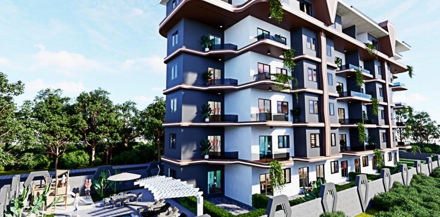 1+1 Leilighet  i Gazipasa, Antalya, Tyrkia Nr. 168968