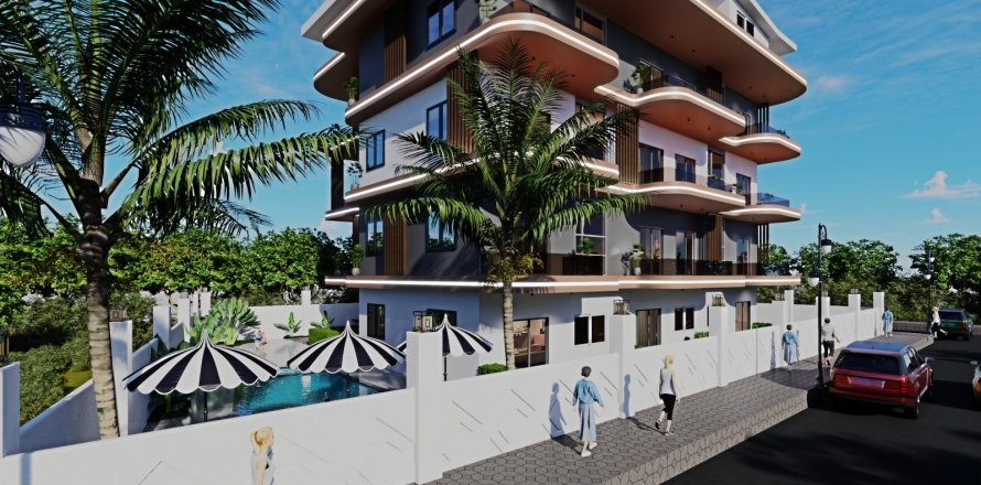 1+1 Lägenhet i Gazipasa, Antalya, Turkiet Nr. 168966