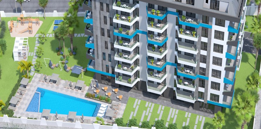 3+1 Lejlighed i Lilya 2, Avsallar, Antalya, Tyrkiet Nr. 191556