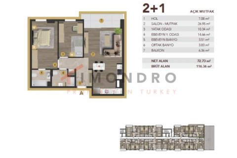 1+1 Lägenhet i Zeytinburnu, Istanbul, istanbul, Turkiet Nr. 171313 - 23