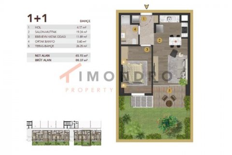 1+1 Lägenhet i Zeytinburnu, Istanbul, istanbul, Turkiet Nr. 171313 - 16
