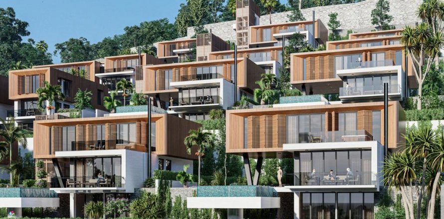 4+1 Villa i Alanya, Antalya, Tyrkiet Nr. 169943