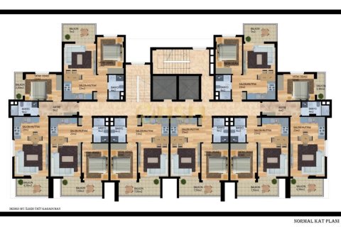 1+1 Leilighet i Alanya, Antalya, Tyrkia Nr. 179662 - 20