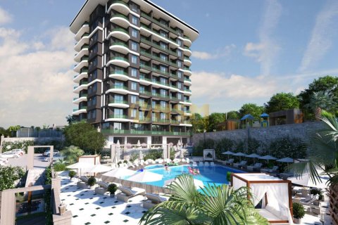 1+1 Lägenhet  i Alanya, Antalya, Turkiet Nr. 179771 - 2