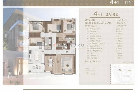 Apartment for sale  in Istanbul, Turkey, 2 bedrooms, 98m2, No. 193931 – photo 17