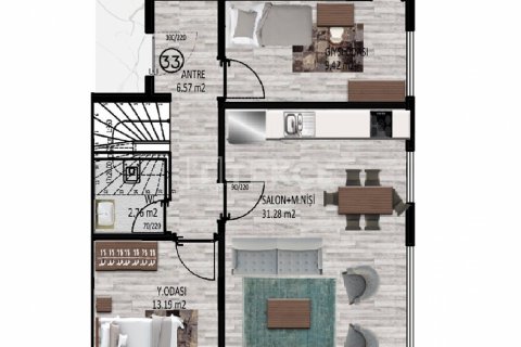 4+1 Lägenhet i istanbul, Turkiet Nr. 176566 - 5