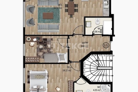 4+1 Lägenhet i istanbul, Turkiet Nr. 176566 - 7