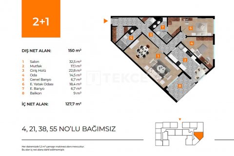 Продажа квартиры в Бурсе, Турция 4+1, 230м2, №176572 – фото 20