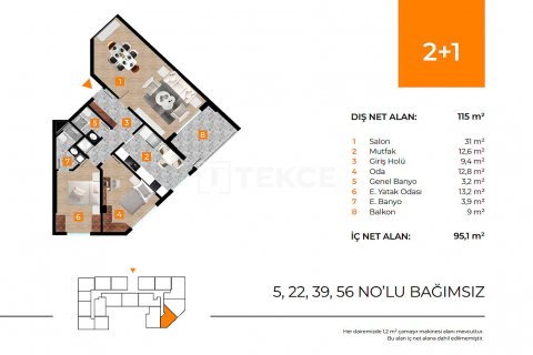 Продажа квартиры в Бурсе, Турция 4+1, 230м2, №176572 – фото 21