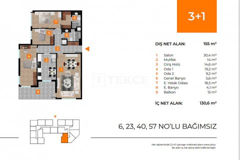 Продажа квартиры в Бурсе, Турция 4+1, 230м2, №176572 – фото 28
