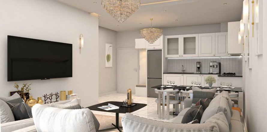 1+1 Wohnung in MMT TUNÇ PARADİSE 1, Payallar, Alanya, Antalya, Türkei Nr. 160434