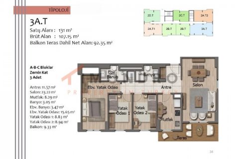3+1 Lejlighed  i Kepez, Antalya, Tyrkiet Nr. 161495 - 9