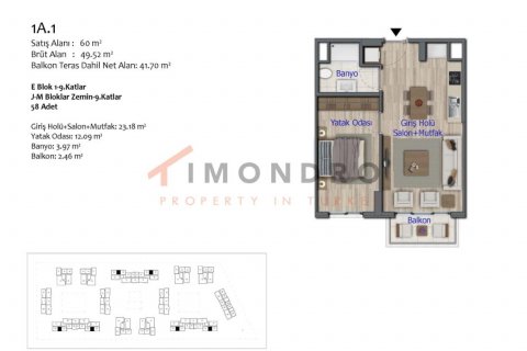 4+1 Lejlighed  i Kepez, Antalya, Tyrkiet Nr. 161493 - 15