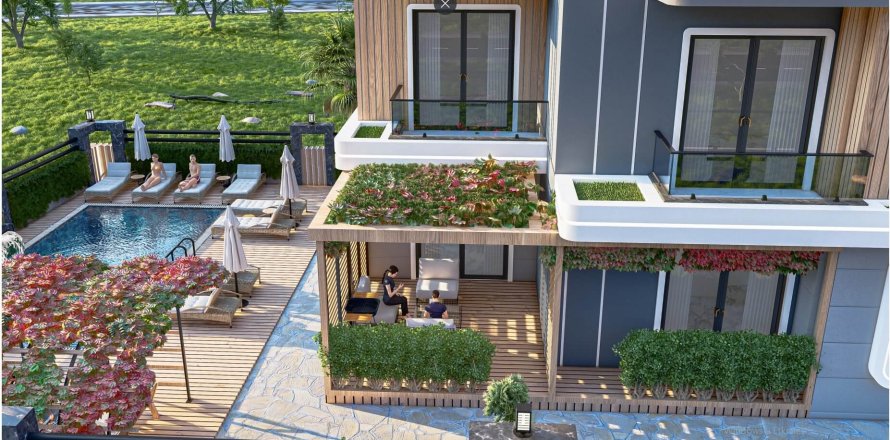 1+1 Lägenhet i Alanya, Antalya, Turkiet Nr. 185746