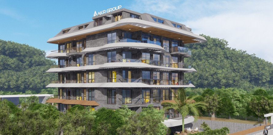 1+1 Leilighet i Alanya, Antalya, Tyrkia Nr. 185776