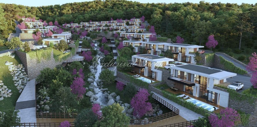 4+1 Villa  i Bodrum, Mugla, Turkiet Nr. 179274