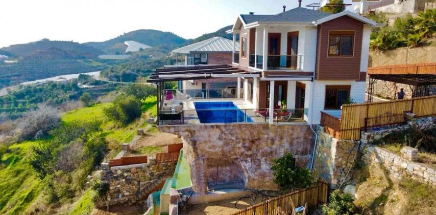 4+1 Villa  i Alanya, Antalya, Tyrkia Nr. 171984