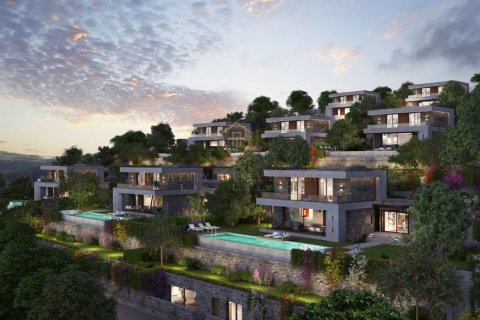 4+1 Villa  i Bodrum, Mugla, Tyrkiet Nr. 177985 - 8