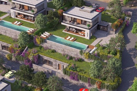 4+1 Villa  i Bodrum, Mugla, Tyrkiet Nr. 177985 - 10