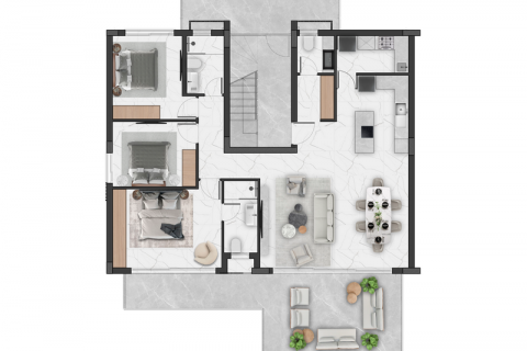 3+1 Lejlighed  i Girne,  Nr. 190943 - 10