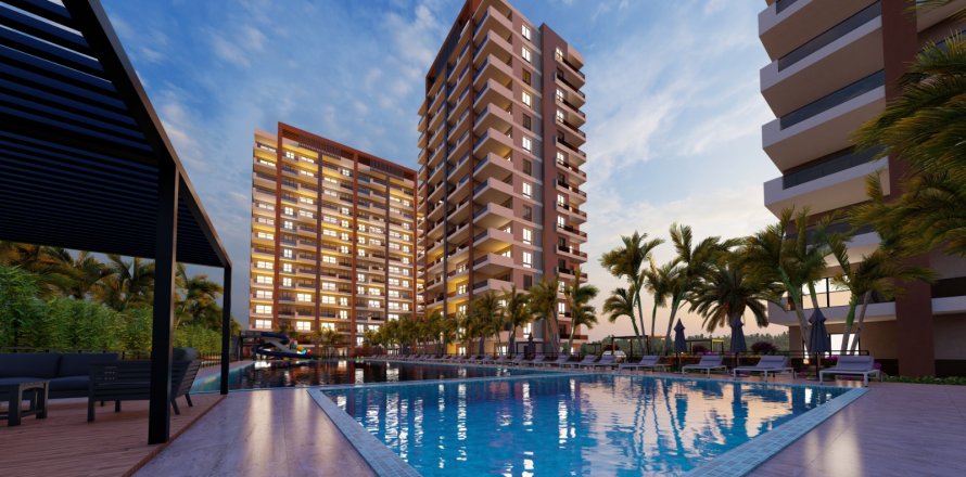 1+1 Lejlighed  i Mersin, Tyrkiet Nr. 179529