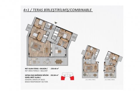 Продажа квартиры в Бююкчекмедже, Стамбуле, Турция 2 комн., 60м2, №177700 – фото 18