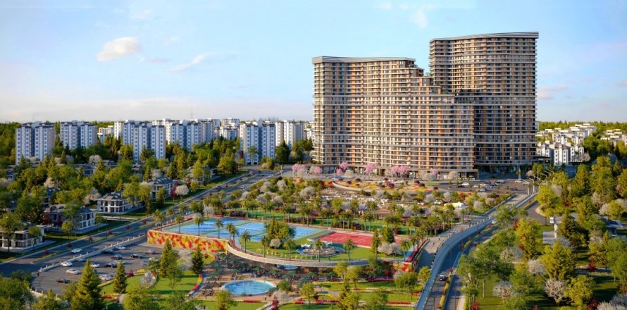 Квартира 2-х ком. в Бююкчекмедже, Стамбул, Турция №177701