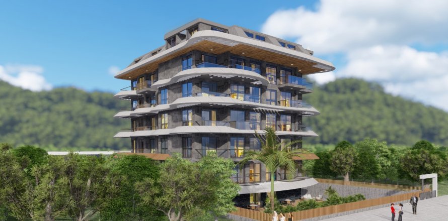 1+1 Leilighet i Alanya, Antalya, Tyrkia Nr. 177074