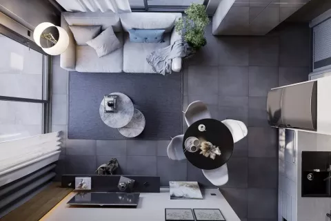 Продажа квартиры в Аланье, Анталье, Турция 2 комн., 41м2, №158978 – фото 5