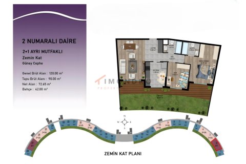 2+1 Lägenhet  i Aksu, Antalya, Turkiet Nr. 162428 - 23