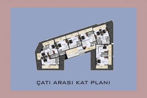 Продажа квартиры  в Демирташе, Аланье, Анталье, Турция 1+1, 48м2, №180008 – фото 21