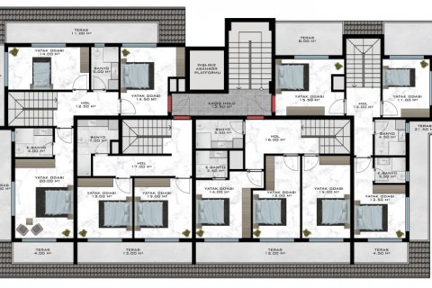 Apartment for sale in Oba, Antalya, Turkey, 1 bedroom, 58m2, No. 180007 – photo 23