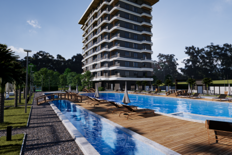 1+1 Lägenhet  i Avsallar, Antalya, Turkiet Nr. 179909