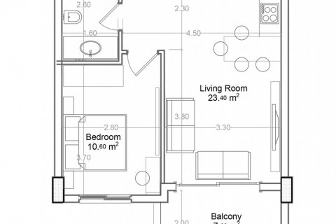 Daire Yekta Green Life Gazipasa Residence 1+1, Gazipaşa, Antalya, Türkiye №160812