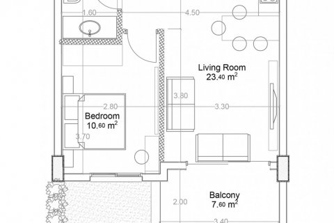 Квартира в Yekta Green Life Gazipasa Residence 1+1, Газипаша, Анталья, Турция №160824